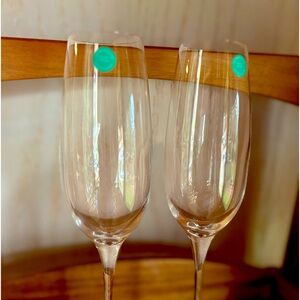 Tiffany champagne flutes.